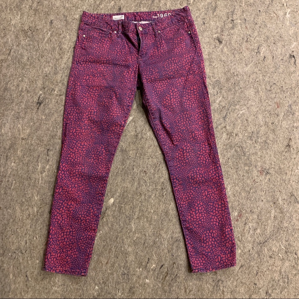 Snakeskin Gap Jeans